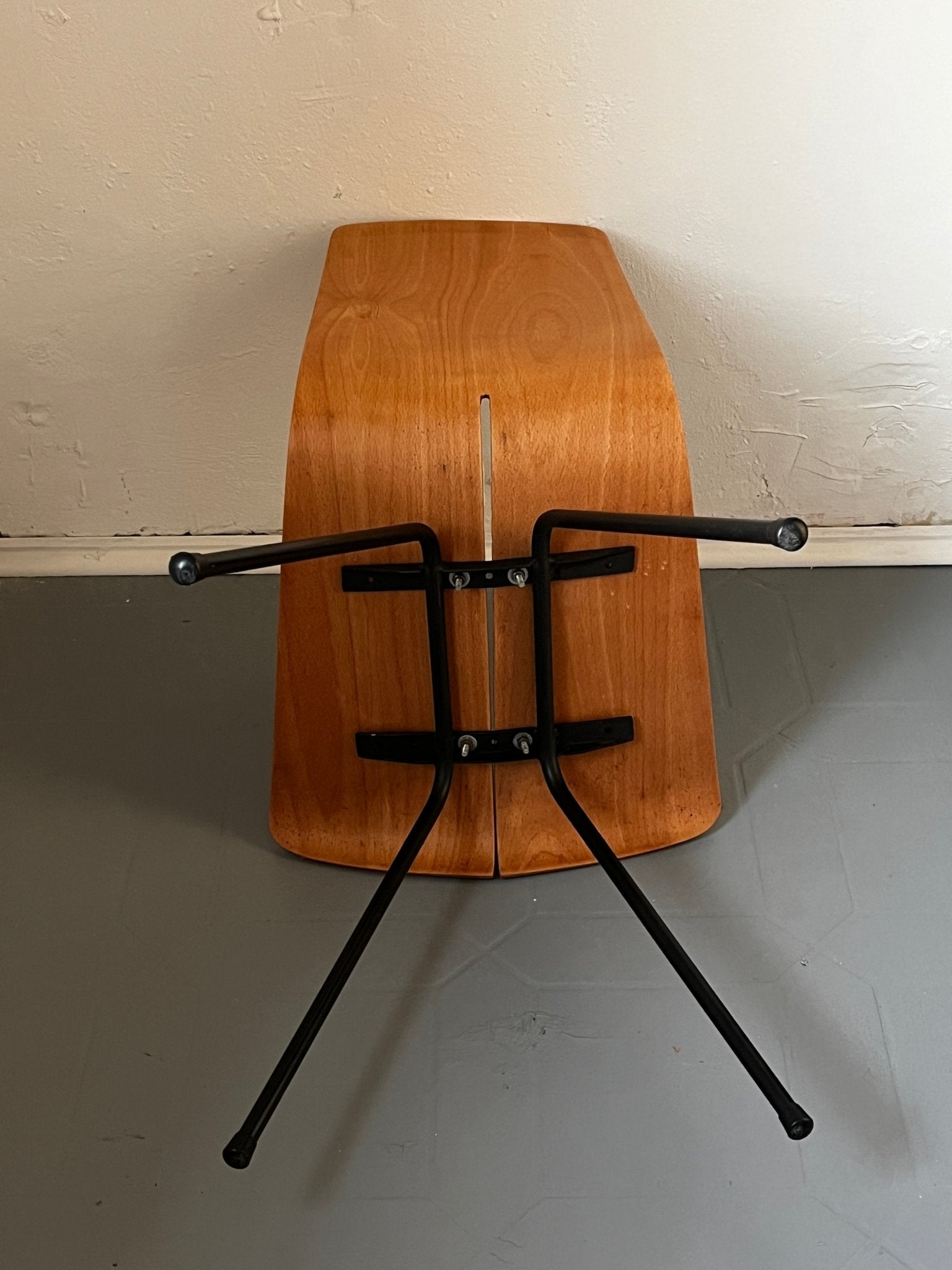 Sessel Holz braun 1950 / 1960 - vintseekers