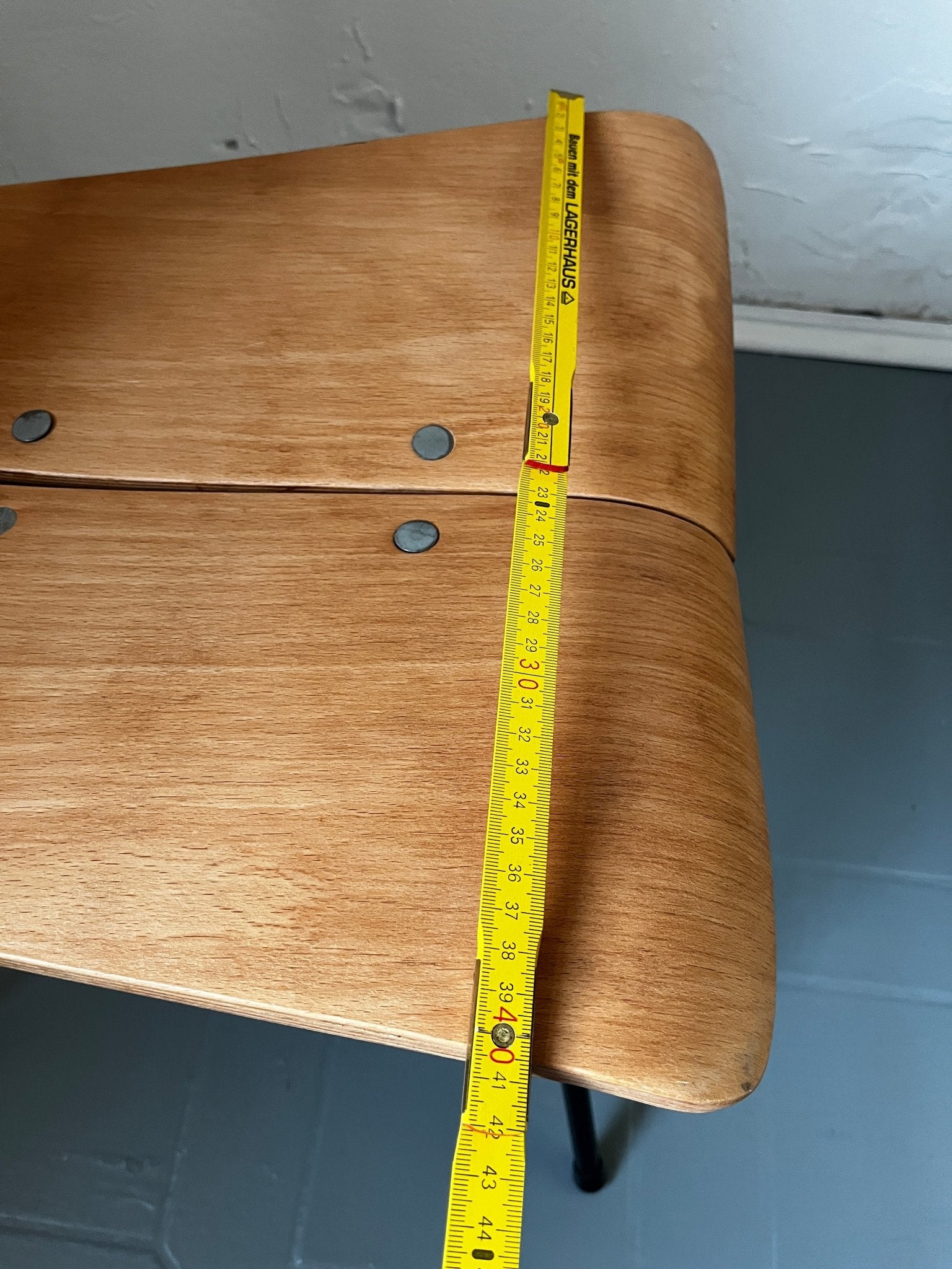 Sessel Holz braun 1950 / 1960 - vintseekers