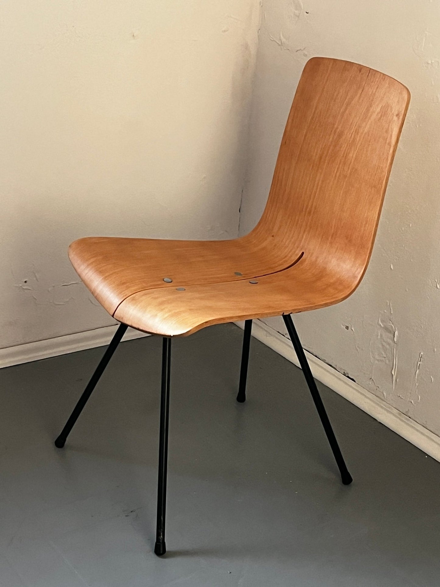 Sessel Holz braun 1950 / 1960 - vintseekers