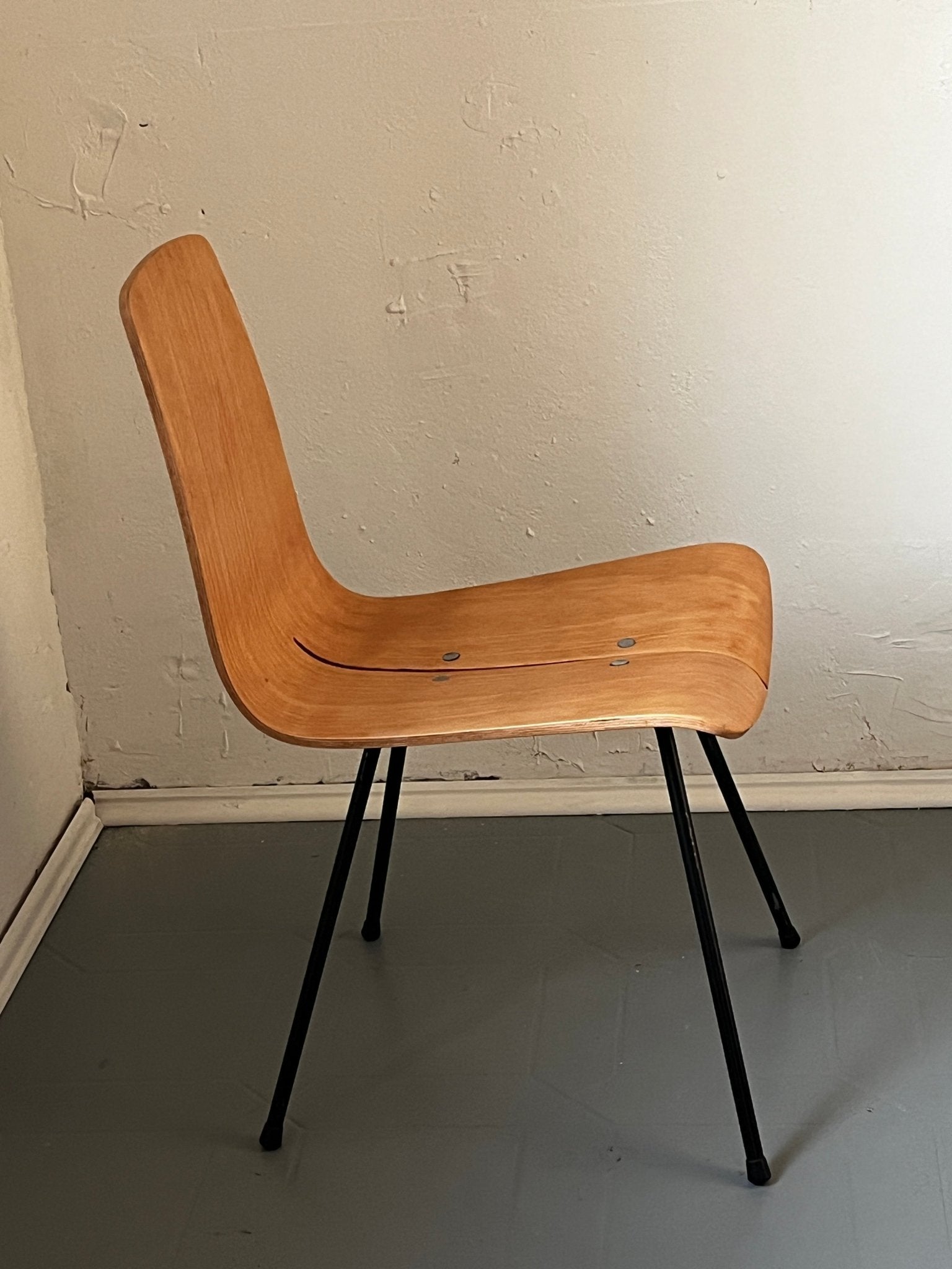 Sessel Holz braun 1950 / 1960 - vintseekers