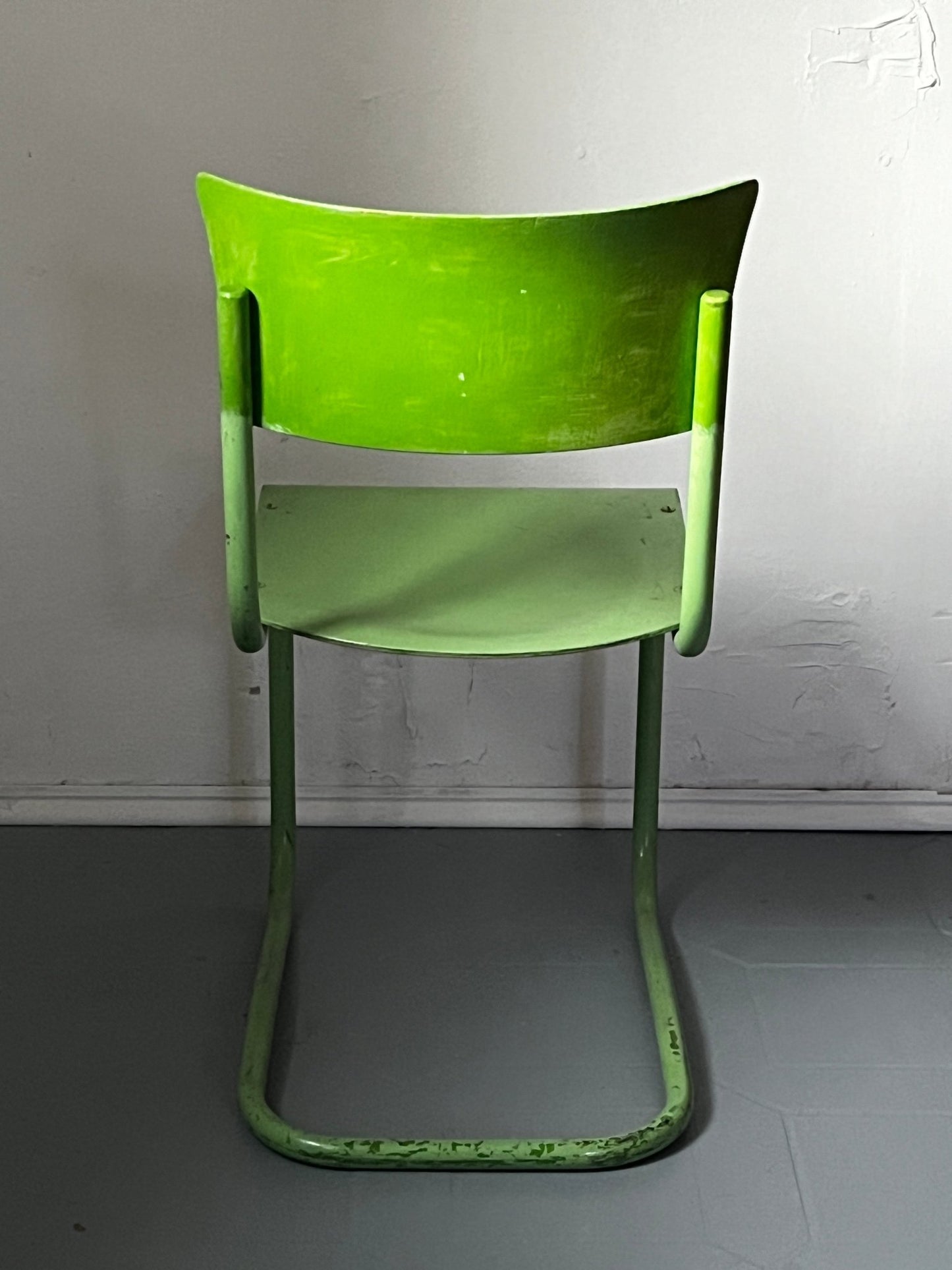 Stahlrohr Sessel Freischwinger Bauhaus Ära - vintseekers