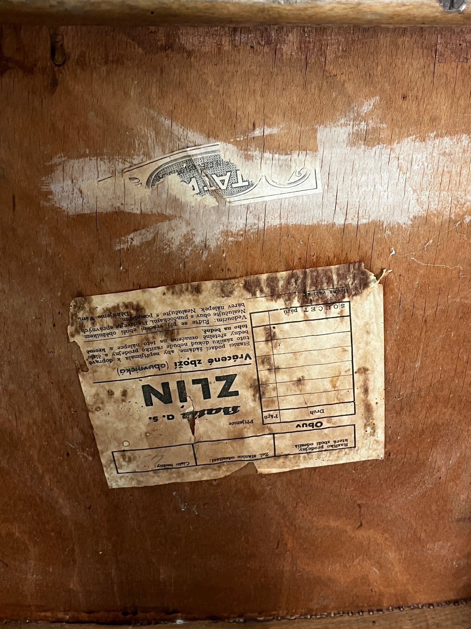 Tatra A745 F Sessel Bata Zslim original Aufkleber - vintseekers